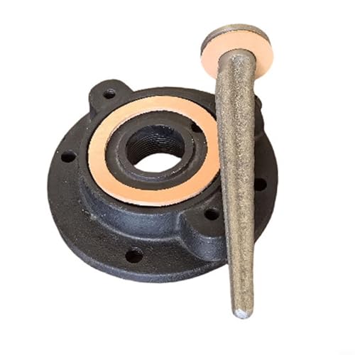 GANCEI Griffpumpen-Ersatz-Set, für Typ 75 Pumpen mit Kolben-Nasenpiercing-Ventil, Silikon-Gummidichtungen, Zwei-Bolzen, Gusseisen-Kunstleder (synthetisches Rindsleder, mattschwarz) von GANCEI