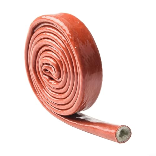 GANCEI Hitzeschlauch Fiberglas Wrap Hitzebeständige Kabelhülse Shield Pipeline Protector Tool für Schläuche Kabel Pipelines (10 mm) von GANCEI