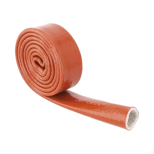 GANCEI Hitzeschlauch Fiberglas Wrap Hitzebeständige Kabelhülse Shield Pipeline Protector Tool für Schläuche Kabel Pipelines (20 mm) von GANCEI
