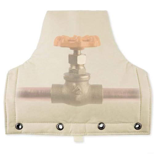 GANCEI Isolierte Rückflussverhinderer-Abdeckung, Outdoor, wasserdicht, Oxford-Tuch-Tasche für den Winter, Frostschutz, passend für Wasserbrunnenpumpe von GANCEI