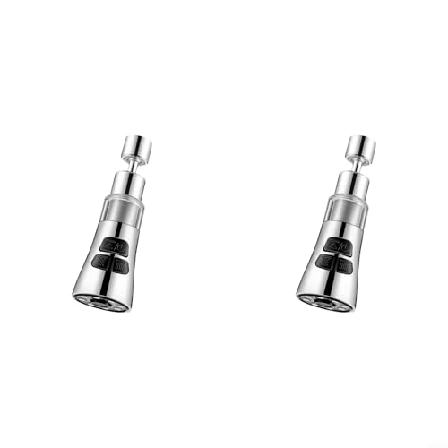 GANCEI Küchenarmatur-Sprühkopf, Wasserhahnverlängerung für Küchenspüle, zum Wassersparen und Spritzschutz für Küchenspüle, intelligentes Design (2 Stück) von GANCEI