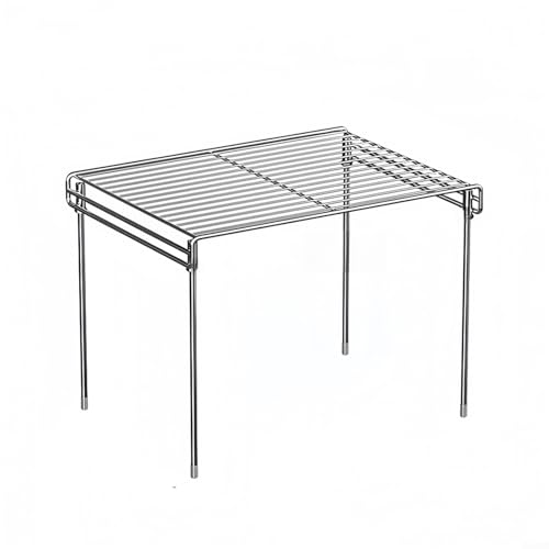 GANCEI Mikrowellenständer, Edelstahl, platzsparend, glatt, silberfarben, 40 x 30 x 30 cm, Theken-Organizer für Zuhause, Büro, Küche GANCEI Mikrowellenständer, Edelstahl, platzsparend, glatt, silberfarben, 40 x 30 x 30 cm, Theken-Organizer für Zuhause, Büro, Küche von GANCEI