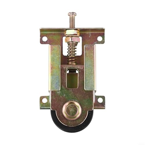 GANCEI Schiebetür-Räder, Schiebetürrollen, Türriemenscheiben, Eisen, Kunststoff, Nockenrolle, Möbelrad, Hardware, untere Halterung für reibungsloses Gleiten (1 Stück) von GANCEI