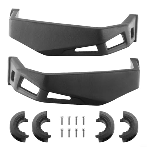 GANCEI Schwarzes Aluminium-Handschutz-Set für Can-Am Ryker 600 900 Sport, schwarze Motorrad-Handschützer mit Befestigungsmaterial von GANCEI
