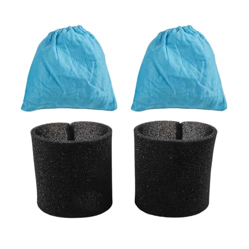 GANCEI Textilfilterbeutel, Textilfilter-Gewebebeutel und Filterelemente für Kärcher WD2 MV1 WD3 WD1 NT-Serie Staubsauger (A) von GANCEI