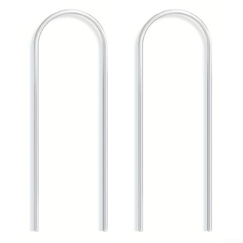 GANCEI Transparentes Acryl-Spalier, U-förmiges Rankgitter, Klettergerüst für Ranken, Blumen, Efeu, Glyzinien, Monstera, installieren Sie dekoratives 2-teiliges Gestell von GANCEI