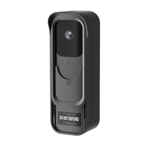 GANCEI Türklingelhalterung, ohne Bohren für neue Batterie Video Türklingel für Video Türklingel 1st Gen, in Wohnungen Häuser und Mietwohnungen Schwarz von GANCEI