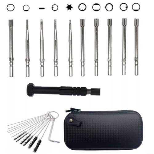 GANCEI Vergaser-Einstellwerkzeug-Set, mit 10 Bits und 12 Bürsten für Poulan für Handwerker für Echo für ZAMA Schraubendreher-Set von GANCEI