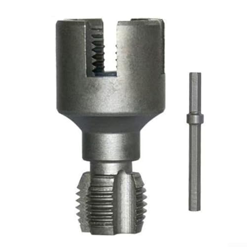 GANCEI Wasserrohr-Einfädelwerkzeug für PPR-PVC-Rohre, interner externer Fräser, 1/2 Zoll, 3/4 Zoll, 20 mm, 25 mm, Metall-Schneideisenhahn, Rohrgewinde-Set (20 mm) von GANCEI