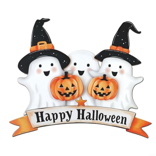 GANCEI Wiederverwendbare Halloween-Wandaufkleber, wasserdichtes PP-Material, einfach anzubringen und zu entfernen, Aufkleber für Halloween-Garagentor-Dekoration (A) von GANCEI