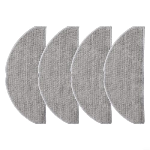 GANCEI Wischmopp-Pad-Zubehör-Set, 4/10 Stück Mikrofaser-Wischtuch-Ersatzteile für S20 D106, 3C, E10 3C C103, 3C Plus B112 Staubsauger (4 Stück) von GANCEI