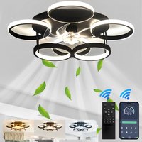 Deckenventilator Mit Beleuchtung,led Deckenleuchte Mit Ventilator Fernbedienung Und app Leise,66W Dimmbare Deckenlampe Timer Lampe Mit Ventilator Für Deckenventilator Mit Beleuchtung,led Deckenleuchte Mit Ventilator Fernbedienung Und app Leise,66W Dimmbare Deckenlampe Timer Lampe Mit Ventilator Für von GANEED