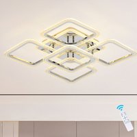 Ganeed - led Deckenleuchte Square, Moderne Unterputz Kronleuchter Beleuchtung 100W Dimmbare Schlafzimmer Deckenleuchten Nordisches Design für Ganeed - led Deckenleuchte Square, Moderne Unterputz Kronleuchter Beleuchtung 100W Dimmbare Schlafzimmer Deckenleuchten Nordisches Design für von GANEED