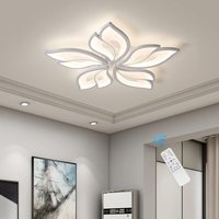 Moderne Deckenleuchte, led Deckenleuchte mit Fernbedienung Dimmbar, Wohnzimmerlampe, Blumenform Design Deckenleuchte für Wohnzimmer, Esszimmer, Moderne Deckenleuchte, led Deckenleuchte mit Fernbedienung Dimmbar, Wohnzimmerlampe, Blumenform Design Deckenleuchte für Wohnzimmer, Esszimmer, von GANEED
