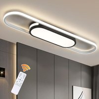 Led Deckenleuchte Moderne Deckenlampe Dimmbare Deckenleuchte mit Fernbedienung Deckenleuchte Flach Deckenleuchten für Wohnzimmer Küche Esszimmer von GANEED
