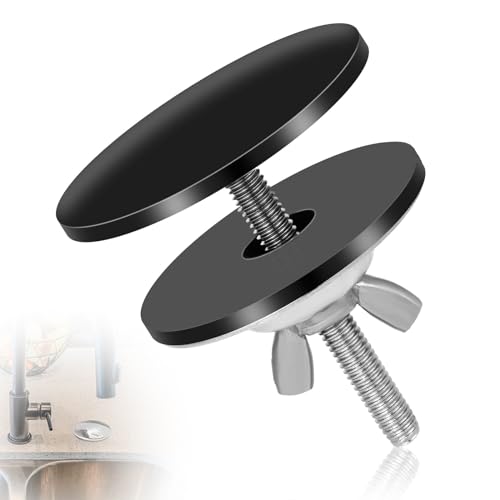 Hahnlochstopfen, Edelstahl Küchen Spülbecken Abdeckung 5 cm, Wasserhahn Lochabdeckung, Küche zur Leckageverhinderung Hahnlochstopfen, für Spülbeckenlochstopfen Küche Badezimmer, Schwarze Hahnlochstopfen, Edelstahl Küchen Spülbecken Abdeckung 5 cm, Wasserhahn Lochabdeckung, Küche zur Leckageverhinderung Hahnlochstopfen, für Spülbeckenlochstopfen Küche Badezimmer, Schwarze von GANILITY