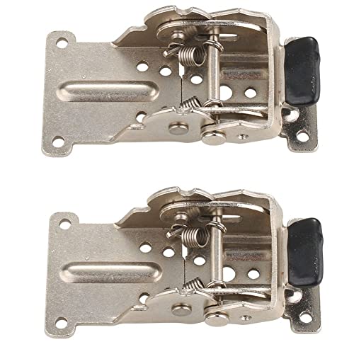 GANMEI 2 Stück 0–90–180 Grad – Verriegelung Klappscharnier Tischbeine Silber Klappbar Couchtisch Möbel Hardware Schrankscharnier von GANMEI