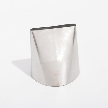 Silberfarbene Torten-Spritztüllen, große Spritztüllen, Krümelbeschichtungen, Zuckerguss- und Spritztüllen, Dekorationswerkzeuge (#201) von GANPUB