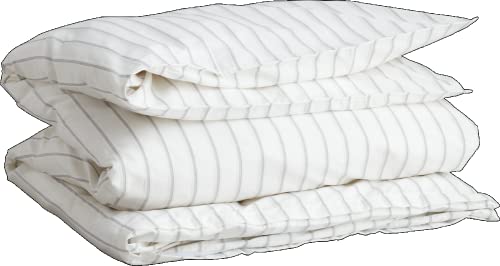 GANT Dobby Stripe Bettdeckenbezug einzeln Farbe Marine Größe 155x220 von GANT