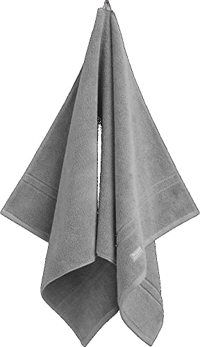 GANT Premium Duschtuch 70x140 cm Farbe Concrete Grey Größe 70x140 von GANT