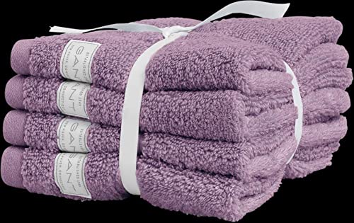 GANT Premium Towel 30X30 4-Pack Farbe Soothing Lilac Größe 4x30x30 von GANT