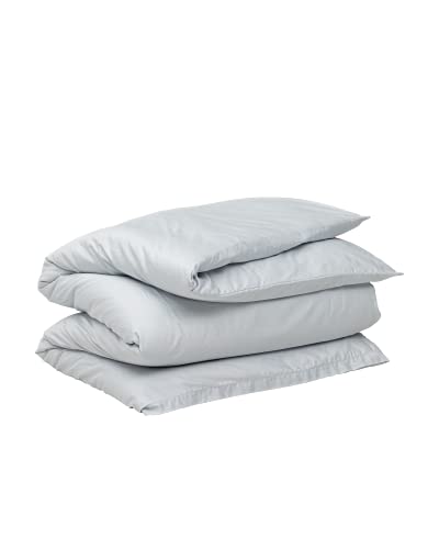 GANT Sateen Bettdeckenbezug einzeln Farbe Moon grau Größe 200x220 cm Einfarbig Uni von GANT