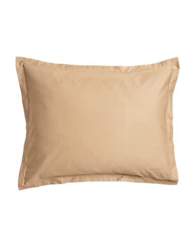 GANT Sateen Kopfkissenbezug einzeln Farbe Dark Almond Größe 40x80cm von GANT