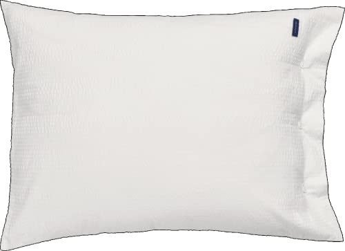 GANT Seersucker Kissenbezug einzeln Farbe White Größe 40x80 von GANT