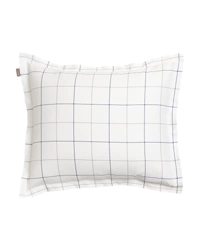 GANT Twill Check Pillowcase Indigo Blue 80X80 von GANT