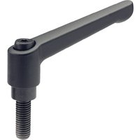 Verstellbarer Klemmhebel GN 300 d1 M 8 mm l1 63 mm l2 50 mm Außengewinde von OTTO GANTER GMBH & CO.KG
