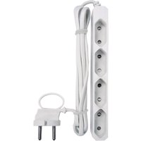 GAO - 0254 Steckdosenleiste 4fach Weiß Eurostecker 1 St. von GAO