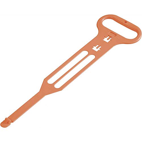 0089500904 Kabeltragehilfe, Kunststoff-Tragehilfe für Kabel, Seile, Schläuche (30m), mit Handgriff, orange von REV