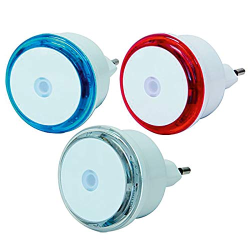 GAO EMN100x3, LED - Nachtlicht S Round, Plastik, Weiß, 5 x 7 x 5 cm von GAO