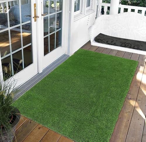 GAOBINGB 2CM Thick Artificial Grass Turf Mat Realistic Natural Turf Area Rug 2.5M Widths Astroturf Grass Door Mat for Garden Lawn Landscape(Size:2.5x6m) von GAOBINGB