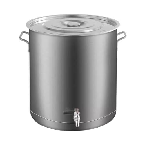 GAOBINGB Großer Suppentopf aus Edelstahl mit Zapfhahn – Multifunktionaler, robuster Suppeneimer mit Deckel, 50 x 50 cm, ideal zum Kochen, Dünsten und Kochen, perfekt für den Einsatz zu Hause und in d GAOBINGB Großer Suppentopf aus Edelstahl mit Zapfhahn – Multifunktionaler, robuster Suppeneimer mit Deckel, 50 x 50 cm, ideal zum Kochen, Dünsten und Kochen, perfekt für den Einsatz zu Hause und in d von GAOBINGB