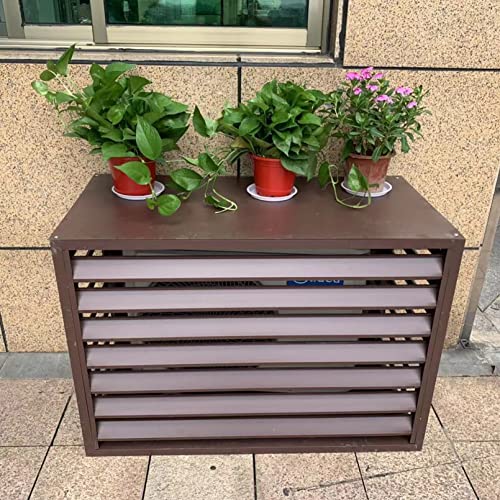 GAOBINGB Klimaanlage Zaun Bildschirm Outdoor Anlage Display Rack Regal Lagerung Abdeckung Braun SI GAOBINGB Klimaanlage Zaun Bildschirm Outdoor Anlage Display Rack Regal Lagerung Abdeckung Braun SI von GAOBINGB