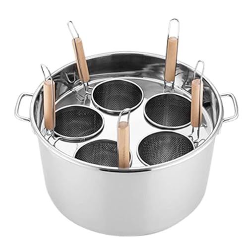 GAOBINGB Multifunktionaler Nudelkocher aus Edelstahl mit Trennwand und Sieb – perfekt für die Küche zu Hause und das Kochen im Restaurant, langlebig und leicht zu reinigen GAOBINGB Multifunktionaler Nudelkocher aus Edelstahl mit Trennwand und Sieb – perfekt für die Küche zu Hause und das Kochen im Restaurant, langlebig und leicht zu reinigen von GAOBINGB
