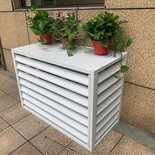 GAOBINGB Outdoor-Klimaanlage Zaun Bildschirm Abdeckung Anlage Display Rack Lagerung Regal Kondensator Schutzhülle Weiß GAOBINGB Outdoor-Klimaanlage Zaun Bildschirm Abdeckung Anlage Display Rack Lagerung Regal Kondensator Schutzhülle Weiß von GAOBINGB