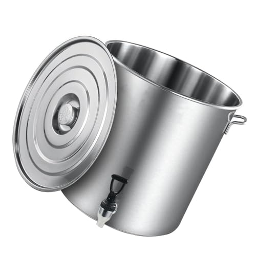 GAOBINGB Robuster, kommerzieller Suppentopf aus Edelstahl mit Zapfhahn und Deckel – vielseitige Lösung zur Aufbewahrung von Suppe und Wasser für eine effiziente Nutzung in der Küche GAOBINGB Robuster, kommerzieller Suppentopf aus Edelstahl mit Zapfhahn und Deckel – vielseitige Lösung zur Aufbewahrung von Suppe und Wasser für eine effiziente Nutzung in der Küche von GAOBINGB