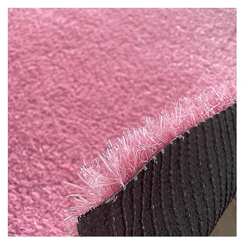 GAOBINGB Rosa Kunstrasenmatte für den Garten mit Drainagelöchern für Terrassendecks. Weiche und atmungsaktive Rasenrolle zur Landschaftsdekoration (59 Zoll) von GAOBINGB