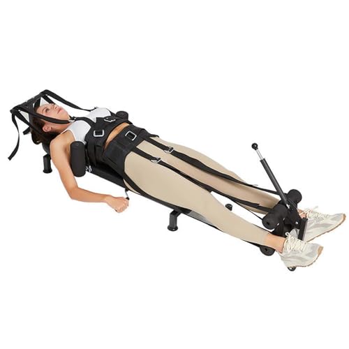 GAOCUNBING Rücken-Stretch-Traktionstisch, zervikales Rückenstrecker, Traktionsbett, 150 kg Tragkraft, Sit-Ups und Crunches Inversionstisch, Alternative E GAOCUNBING Rücken-Stretch-Traktionstisch, zervikales Rückenstrecker, Traktionsbett, 150 kg Tragkraft, Sit-Ups und Crunches Inversionstisch, Alternative E von GAOCUNBING