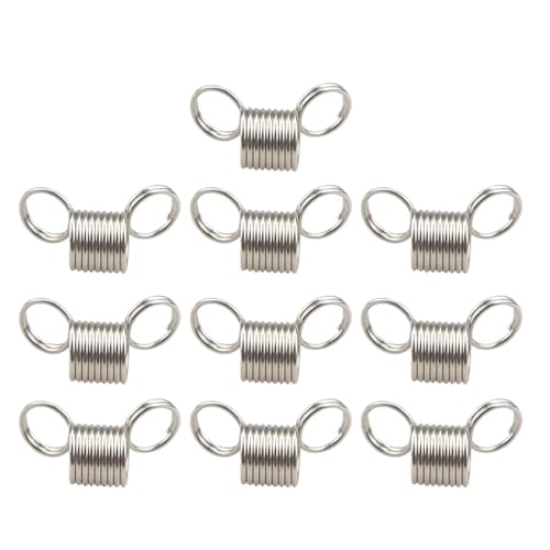 10 Stück Kreative Perlenenden Edelstahl Perlenstopper Feder Quetschenden Schmuck Perlen Auffädeln Draht Werkzeuge 10 Stück Kreative Perlenenden Edelstahl Perlenstopper Feder Quetschenden Schmuck Perlen Auffädeln Draht Werkzeuge von GAOFESA