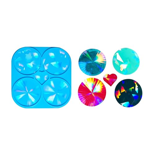 4 Hohlraum Flexible Harz Formen Holographische Untersetzerformen Rund Geformte Tassenkissenform Silikonmaterial Für Untersetzer 4 Hohlraum Flexible Harz Formen Holographische Untersetzerformen Rund Geformte Tassenkissenform Silikonmaterial Für Untersetzer von GAOFESA
