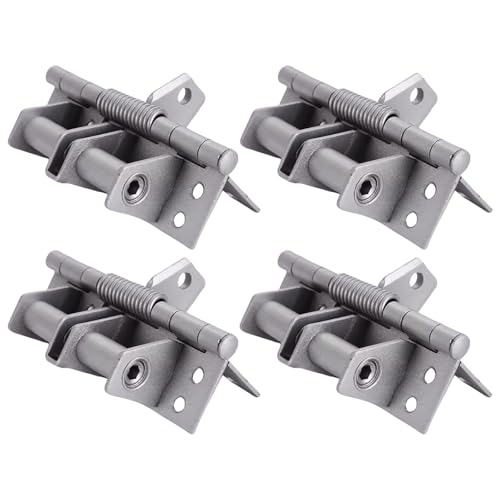 4 Stück Automatische Federscharniere 90 Grad Positionierung & Einfache Installation Türscharnier Set für sicheren Türverschluss Türbeschläge 4 Stück Automatische Federscharniere 90 Grad Positionierung & Einfache Installation Türscharnier Set für sicheren Türverschluss Türbeschläge von GAOFESA
