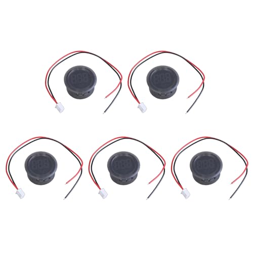5pcs 3 Stellig LED Elektrikmeter Mit Reverse Polaritäten Schutz ABS LED Digital Voltmeter Für Automobilprojekte von GAOFESA