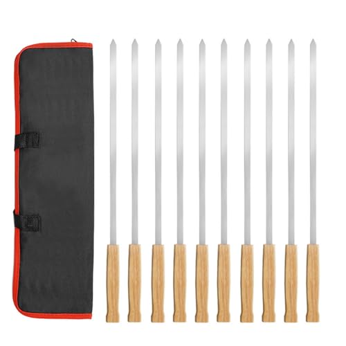 8pcs 17inch Edelstähle Weite Flache Spieß 8pcs 17inch Edelstähle Weite Flache Spieß von GAOFESA