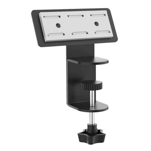 Abnehmbare Schreibtisch-Seitenklemmhalterung für Powerboard, robuste Tischhalterung, passend für 0,9 bis 5 cm dicke Tische, schwarze Metall-Schreibtischhalterung von GAOFESA