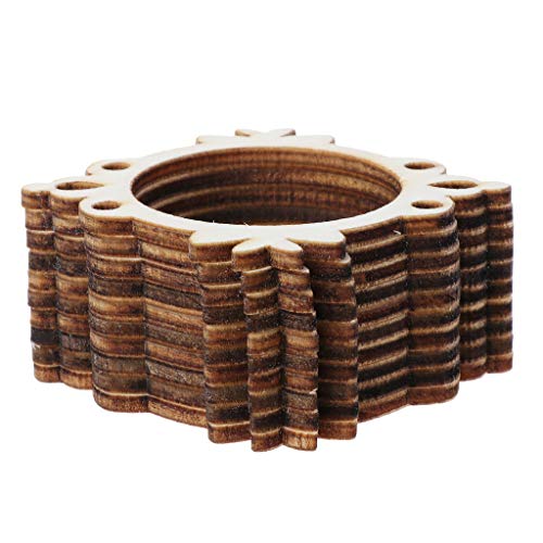 Bilderrahmen aus Naturholz, Weihnachtsbaumbehang, Partyzubehör für Hochzeit, Tischdekoration, unlackiertes Holztablett, quadratisch, 10 Stück Bilderrahmen aus Naturholz, Weihnachtsbaumbehang, Partyzubehör für Hochzeit, Tischdekoration, unlackiertes Holztablett, quadratisch, 10 Stück von GAOFESA