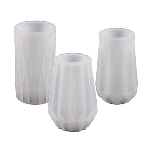 Blumentopf Silikonformspiegel Vase Harzform Craft Harz Epoxy Formen Kerzenhalter Aufbewahrungsbox Pot Formen von GAOFESA