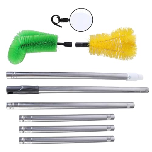 Dachrinnenreinigungsbürste Ausziehbare Staubwedel Teleskop Dachrinnenreiniger Schmutz Blätter Äste Entferner Home Cleaning Tool Dachrinnenreinigungswerkzeug von GAOFESA